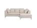 Corner Sofa Gianni XS Cream Right - Μπεζ