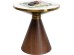 Τραπέζι Μέσης Cono Κεραμικό Καφέ 50x50x52εκ. - Καφέ