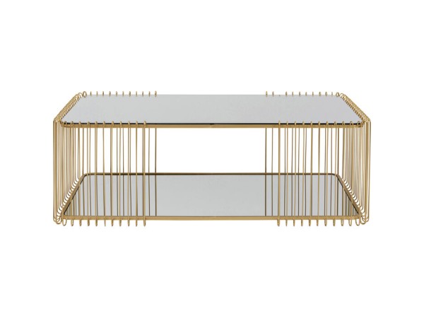 Τραπέζι Μέσης Wire Χρυσό 120x25x60εκ. - Χρυσό Τραπέζι Μέσης Wire Χρυσό 120x25x60εκ. - Χρυσό