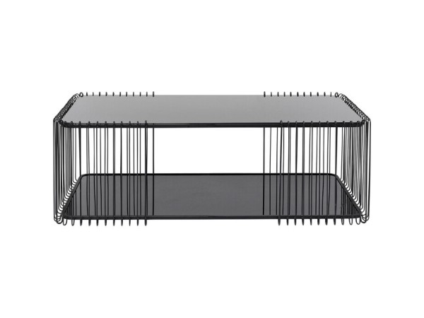 Τραπέζι Μέσης Wire Μεταλλικό Μαύρο 120x60x42εκ. - Μαύρο