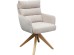 Καρέκλα Περιστρεφόμενη Bosse Κοτλέ Γκρι/Μπεζ 59x69x89εκ. - Γκρι