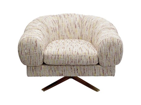 Πολυθρόνα Janno Ύφασμα Μπεζ 95x88x68εκ. - Μπεζ