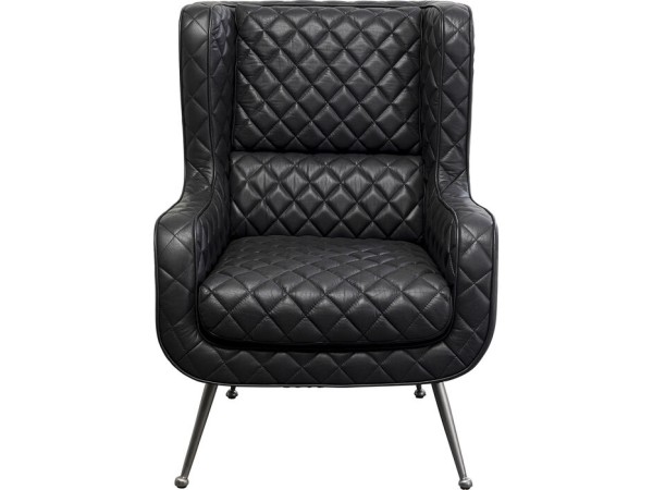 Πολυθρόνα Nonna Δερμάτινη Μαύρη 75*89*104εκ. - Μαύρο Πολυθρόνα Nonna Δερμάτινη Μαύρη 75*89*104εκ. - Μαύρο