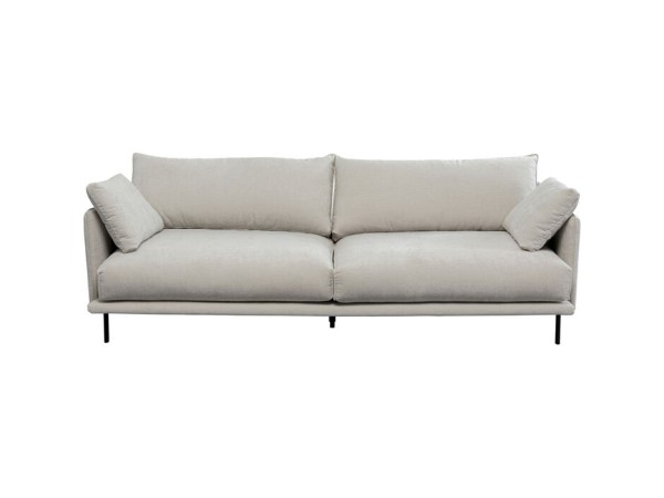 Τριθέσιος Καναπές Edna Ύφασμα Μπεζ 245x110x85εκ. - Μπεζ Τριθέσιος Καναπές Edna Ύφασμα Μπεζ 245x110x85εκ. - Μπεζ