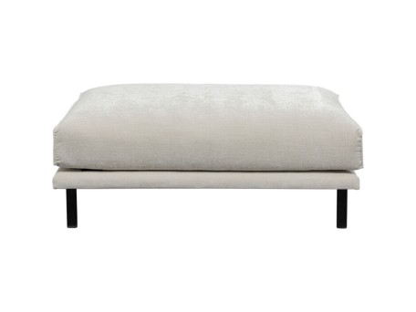 Ταμπουρέ Edna Ύφασμα Μπεζ 115x45x60εκ. - Μπεζ