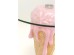 Τραπέζι Βοηθητικό  Ice Cream Γυαλί Ροζ 48*48*49εκ. - Ροζ