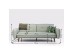 Καναπές Κρεβάτι Lizzy Πράσινο 220x90 εκ. - Γκρι