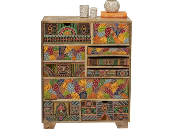 Συρταριέρα Paradise Ξύλο Πολύχρωμο 68x30x88εκ - Πολύχρωμο Συρταριέρα Paradise Ξύλο Πολύχρωμο 68x30x88εκ - Πολύχρωμο