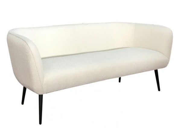 Καναπές Avril Τριθέσιος Λευκός 175x70x68 εκ. - Λευκό