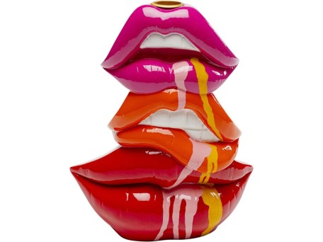 Κηροπήγιο  Lips Πολύχρωμο 21x17x7εκ. - Πολύχρωμο