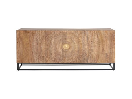 Μπουφές Madeira Bright Καφέ 75 x 177 x 45εκ. - Μπεζ