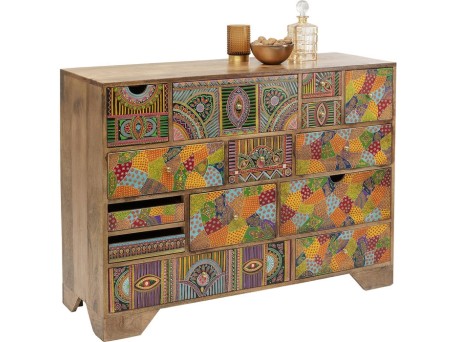 Μπουφές Paradise Ξύλο  Πολύχρωμος  118x40x88εκ - Πολύχρωμο