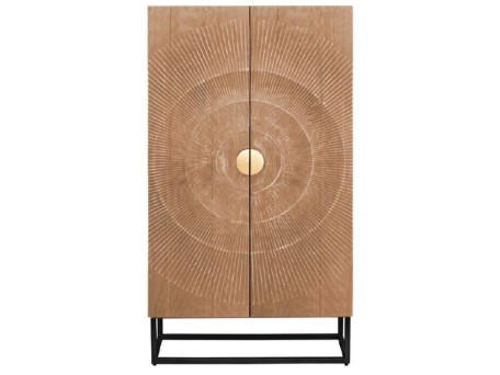 Ντουλάπι Madeira Bright 140 x 76 x 30εκ. - Καφέ