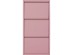 Παπουτσοθήκη Μεταλλική Caruso 3 Ροζ 50x15x104εκ. - Ροζ