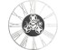 Ρολόι Τοίχου Clock Gear Γκρι Ø120 εκ. 120x7x120εκ - Ασημί