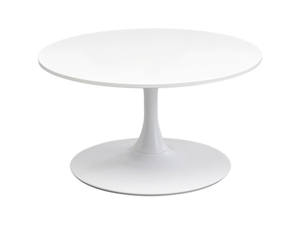 Τραπέζι Μέσης Schickeria Ξύλινο/Μεταλλικό Λευκό 80x80x42εκ. - Λευκό