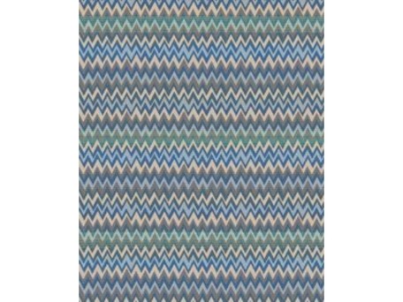 Χαλί Zigzag Εξωτερικού Χώρου Μπλε 230x160x0,3 εκ. - Μπλε