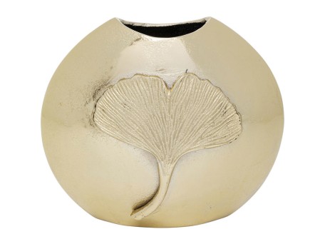 Βάζο Ginkgo Leaf Χρυσό 29x14x25 εκ. 29x14x25εκ - Χρυσό