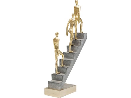 Διακοσμητικό Επιτραπέζιο Ascent Γκρι-Χρυσό 22x36 εκ. (PL) KARE+xxεκ - Γκρι