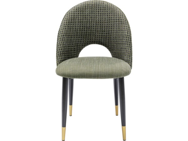 Καρέκλα Hudson Ύφασμα Πράσινη  47x55.5x83εκ - Πράσινο