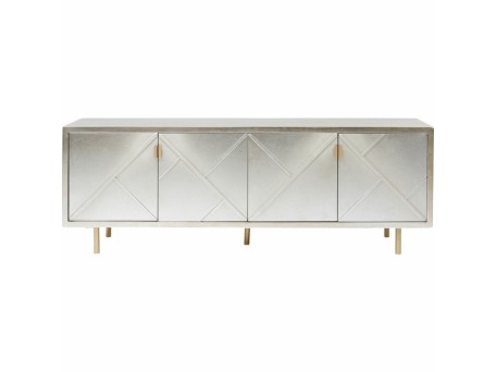 Μπουφές Venice Ξύλο  Χρυσό-Ασημί  180x45x64εκ - Χρυσό