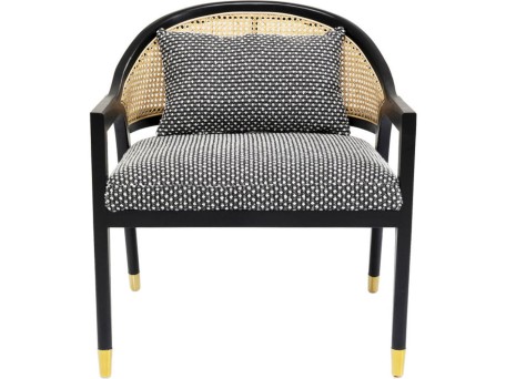 Πολυθρόνα Horizon Καφέ-Μάυρο 77x65x68 εκ. - Γκρι