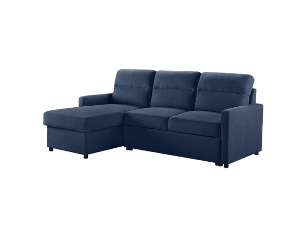 TUCAN ΚΑΝΑΠΕΣ ΚΡΕΒΑΤΙ ΓΩΝΙΑ ΑΝΑΣΤΡΕΨΙΜΗ ΜΠΛΕ 213x148x93cm