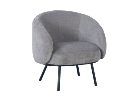 MALU ΠΟΛΥΘΡΟΝΑ ΓΚΡΙ 74x68x74cm