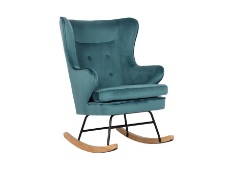 ROCKER ΠΟΛΥΘΡΟΝΑ ΚΟΥΝΙΣΤΗ ΣΜΑΡΑΓΔΙ 71x86x102cm
