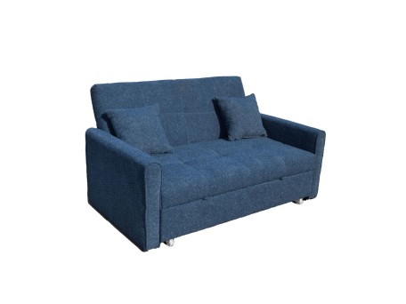 DUAL ΚΑΝΑΠΕΣ ΚΡΕΒΑΤΙ 2ΘΕΣΙΟΣ ΜΠΛΕ 153x89x85cm