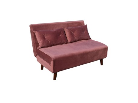 FALCON ΚΑΝΑΠΕΣ ΚΡΕΒΑΤΙ 2ΘΕΣΙΟΣ ΑΝΑΔΙΠΛΟΥΜΕΝΟΣ DUSTY PINK 121x90x80cm