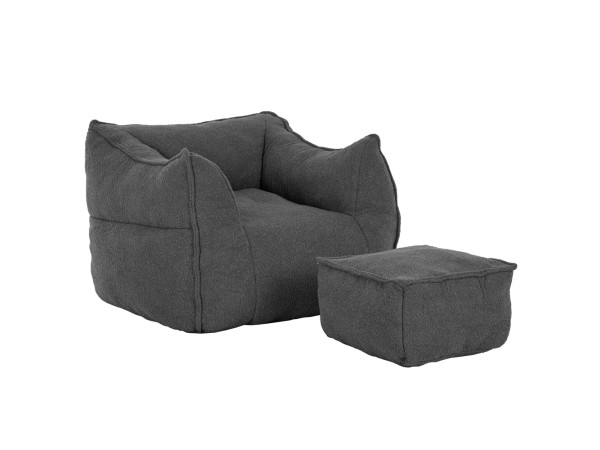 SPONGE ΠΟΛΥΘΡΟΝΑ SET ΓΚΡΙ ΣΚΟΥΡΟ 95x102x73cm SPONGE ΠΟΛΥΘΡΟΝΑ SET ΓΚΡΙ ΣΚΟΥΡΟ 95x102x73cm