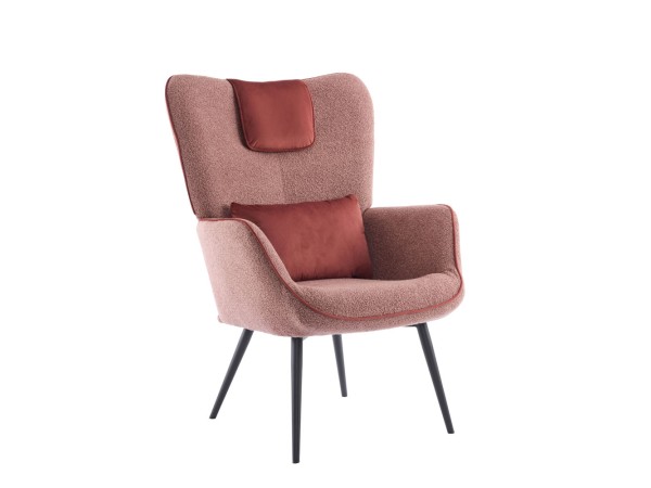 MANIFEST ΠΟΛΥΘΡΟΝΑ TERRACOTTA BORDEAUX 78.5x71x99cm