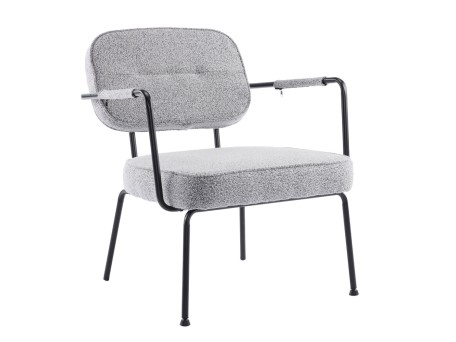 PRISLEY ΠΟΛΥΘΡΟΝΑ ΓΚΡΙ ΑΝΟΙΧΤΟ 73x66x78cm