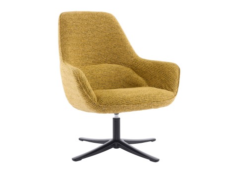 TIFFANY ΠΟΛΥΘΡΟΝΑ ΠΕΡΙΣΤΡΕΦΟΜΕΝΗ ΚΙΤΡΙΝΟ ΜΕ PATTERN 80x75x90cm