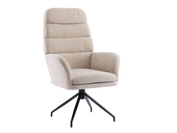 GIRAR ΠΟΛΥΘΡΟΝΑ ΠΕΡΙΣΤΡΕΦΟΜΕΝΗ BEIGE 70x69.5x113cm