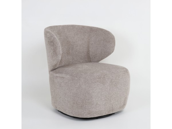 GEO ΠΟΛΥΘΡΟΝΑ ΠΕΡΙΣΤΡΕΦΟΜΕΝΗ ΓΚΡΙ LATTE 74x76x75cm