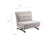 ESCADA ΠΟΛΥΘΡΟΝΑ ΑΝΑΔΙΠΛΟΥΜΕΝΗ OFF WHITE 92x88x86cm ESCADA ΠΟΛΥΘΡΟΝΑ ΑΝΑΔΙΠΛΟΥΜΕΝΗ OFF WHITE 92x88x86cm