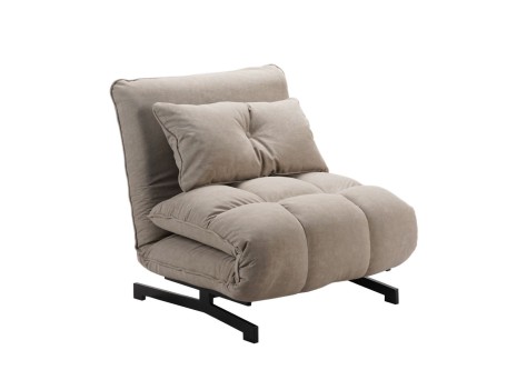 TESSERA ΠΟΛΥΘΡΟΝΑ ΑΝΑΔΙΠΛΟΥΜΕΝΗ TAUPE 86x86x83cm