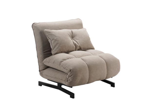 TESSERA ΠΟΛΥΘΡΟΝΑ ΑΝΑΔΙΠΛΟΥΜΕΝΗ TAUPE 86x86x83cm