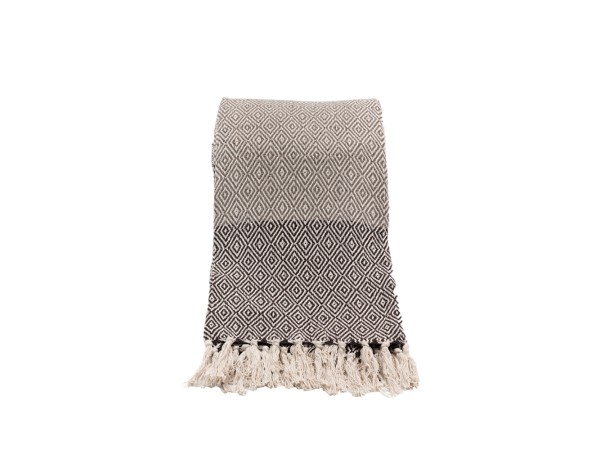 ROMVOS ΡΙΧΤΑΡΙ ΔΙΑΚΟΣΜΗΤΙΚΟ 130x170cm ΒΑΜΒΑΚΙ ΜΠΕΖ ΚΑΦΕ POLYESTER