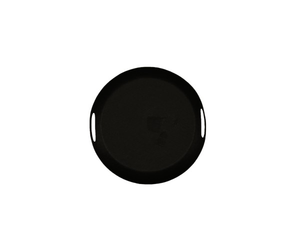 DAHLIA ΔΙΣΚΟΣ ΣΕΡΒΙΡΙΣΜΑΤΟΣ 40x40x6cm ΑΛΟΥΜΙΝΙΟ ΜΑΥΡΟ