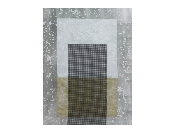 ABSTRACT ΠΙΝΑΚΑΣ ΔΙΑΚΟΣΜΗΣΗΣ 76x100x4cm ΚΑΜΒΑΣ ΓΚΡΙ ΑΣΗΜΙ ΞΥΛΟ ΧΡΥΣΟ