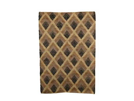 PLEXUS ΧΑΛΙ ΣΑΛΟΝΙΟΥ 120x180cm ΓΙΟΥΤΑ ΦΥΣΙΚΟ ΜΑΥΡΟ