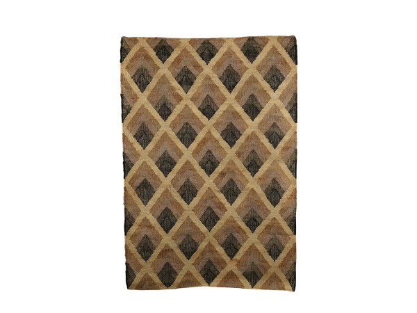 PLEXUS ΧΑΛΙ ΣΑΛΟΝΙΟΥ 120x180cm ΓΙΟΥΤΑ ΦΥΣΙΚΟ ΜΑΥΡΟ