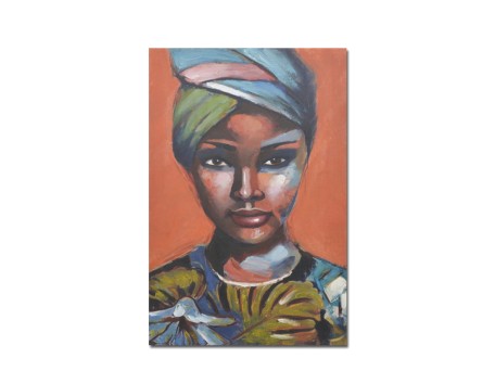 KENYA ΠΙΝΑΚΑΣ ΔΙΑΚΟΣΜΗΣΗΣ 60x90x3cm ΚΑΜΒΑΣ ΠΟΛΥΧΡΩΜΟ ΞΥΛΟ