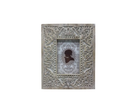 FIORE ΚΟΡΝΙΖΑ 21x3x25cm POLYRESIN ΛΕΥΚΟ ΓΥΑΛΙ