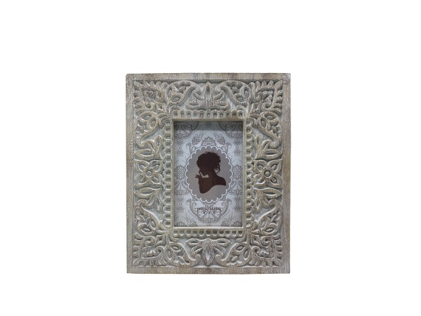 FIORE ΚΟΡΝΙΖΑ 21x3x25cm POLYRESIN ΛΕΥΚΟ ΓΥΑΛΙ