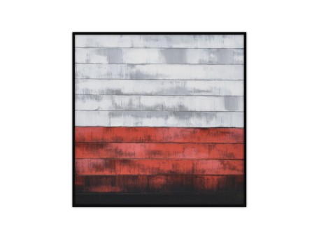 MURUS RED ΠΙΝΑΚΑΣ ΔΙΑΚΟΣΜΗΣΗΣ 82x82x5cm ΚΑΜΒΑΣ ΞΥΛΟ