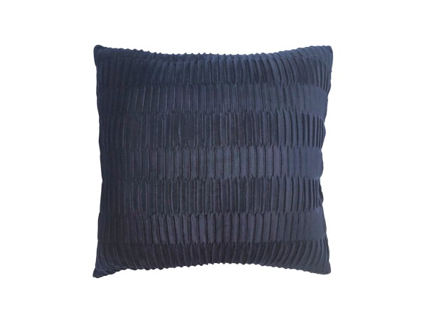 RELIEF ΔΙΑΚΟΣΜΗΤΙΚΟ ΜΑΞΙΛΑΡΙ 45x45cm ΥΦΑΣΜΑ ΜΠΛΕ POLYESTER